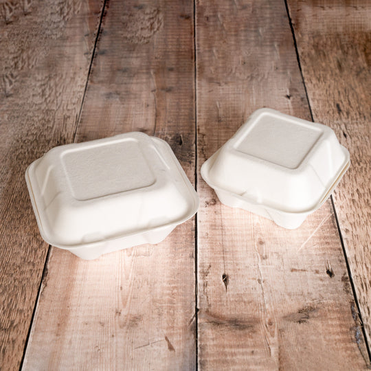 Bagasse Burger Boxes