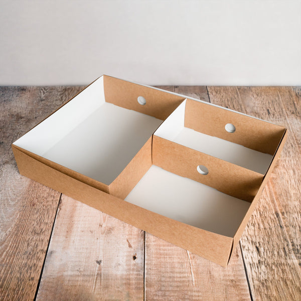 Recyclable and Compostable Food Platter Box Dividing Trays