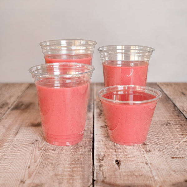 Recyclable rPET Smoothie Cups