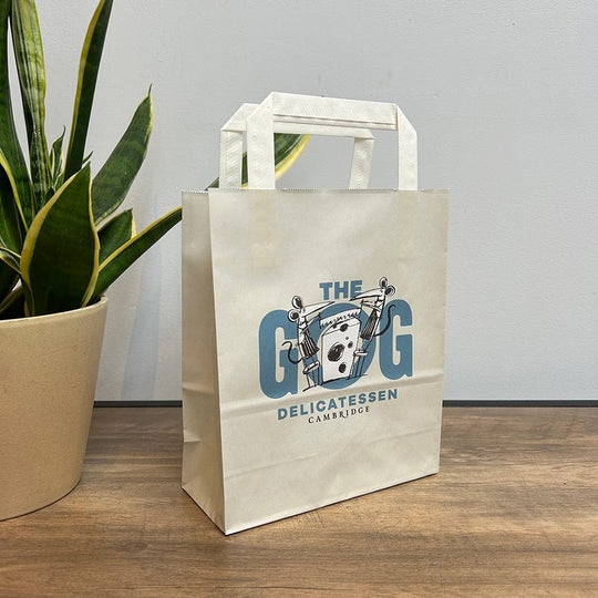 180mm Paper Carrier Branded The Gog (500 Carriers per Case)