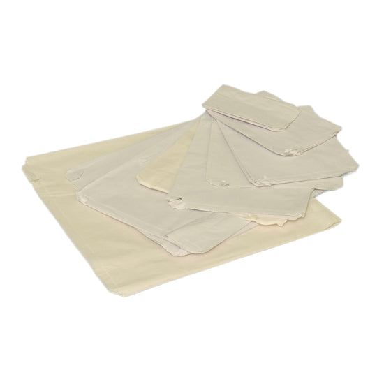 Recyclable and Compostable White Sulphite Paper Bags
