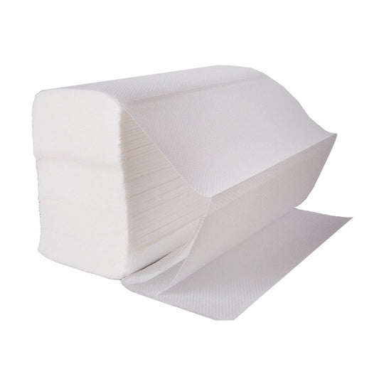 2 Ply White Hand Towel (3000)