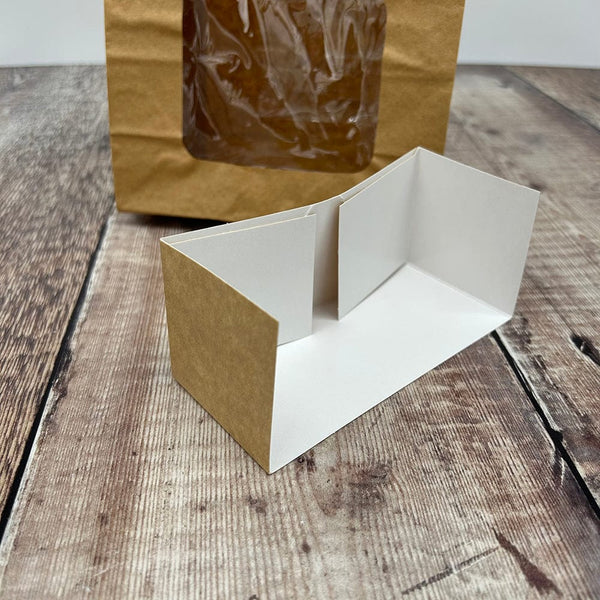 Card Insert for Brown Compostable Sandwich Bags