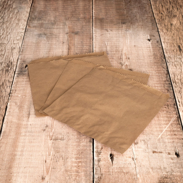Recyclable and Compostable Greaseproof 1ply Paper Bags