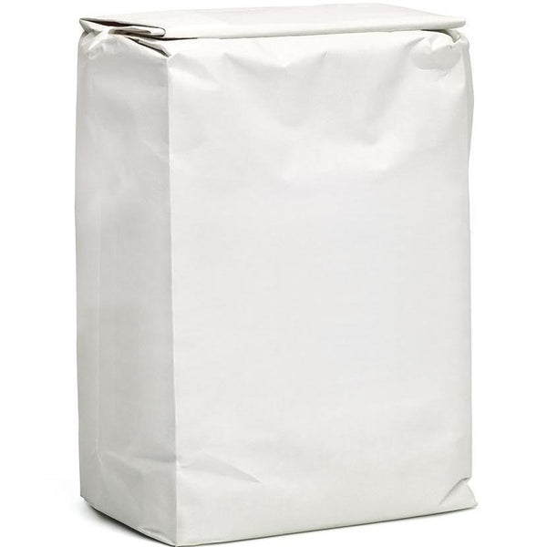 Recyclable and Compostable Block Bottom White Flour Bags