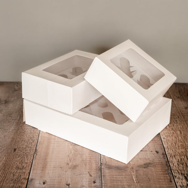 Compostable Windowed Cupcake Boxes