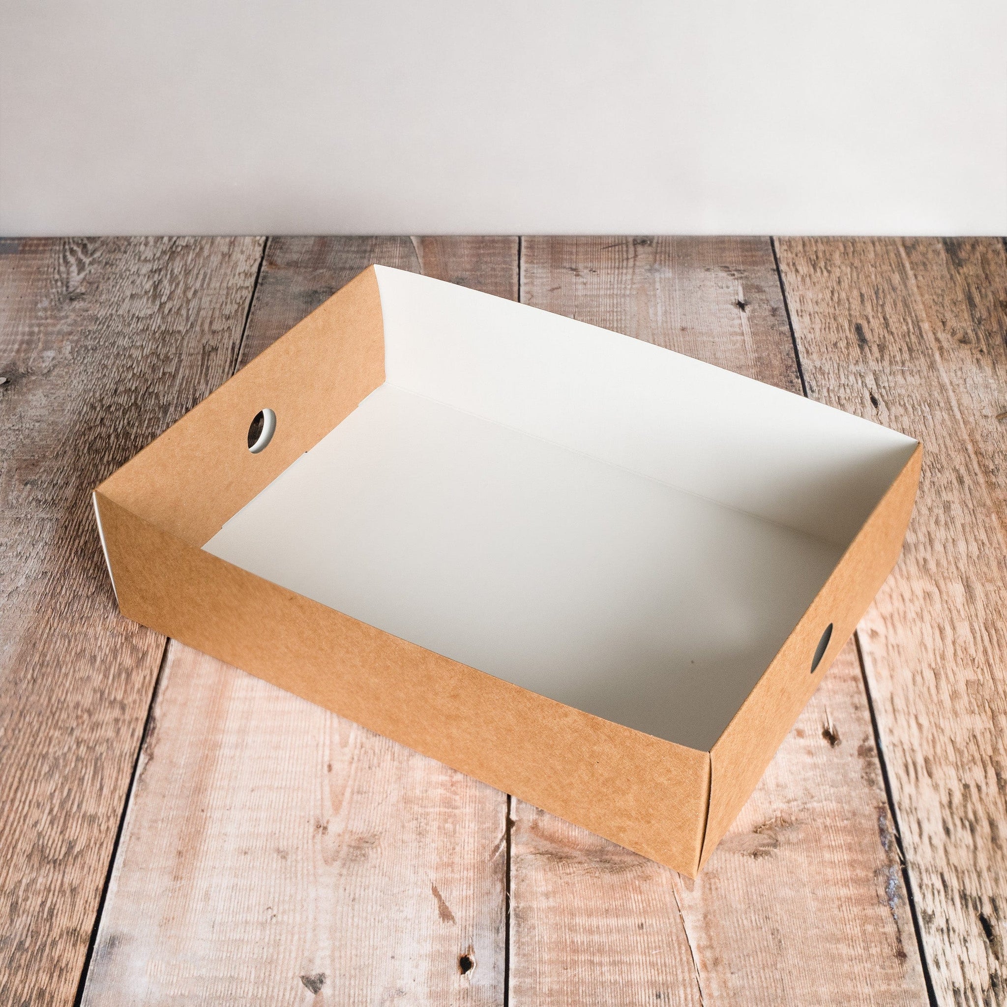 Recyclable and Compostable Food Platter Box Dividing Trays Naturepac NaturePac