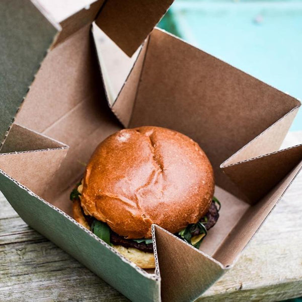 Recyclable and Compostable Premium Kraft Burger Boxes