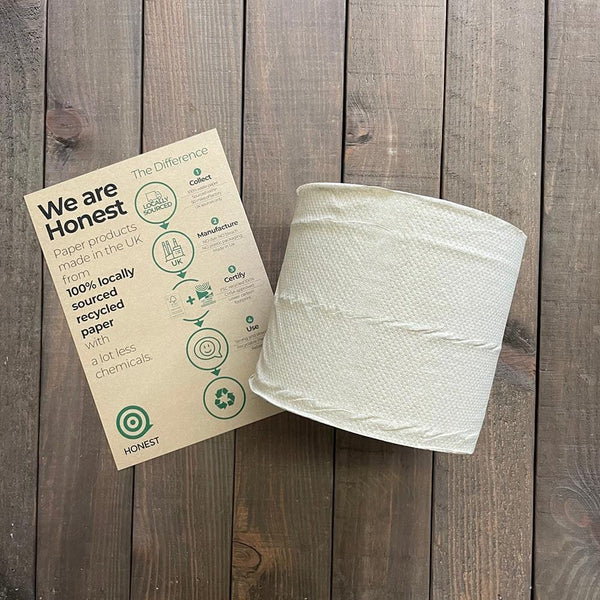 Recyclable and Compostable Natural 2ply Centrefeed Rolls