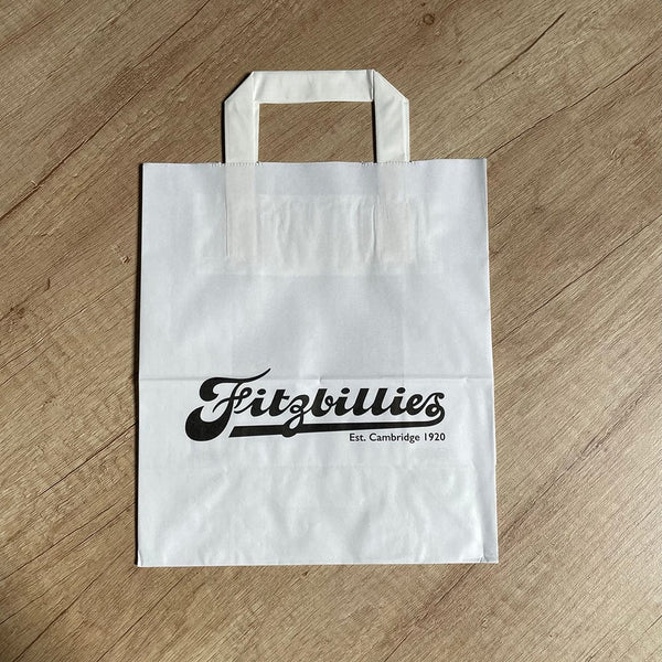 Fitzbillies 220mm Printed Paper Carrier Bags