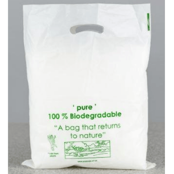 Compostable Punched-Out Handle Carrier Bags
