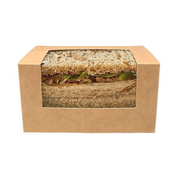 Recyclable Kraft Bloomer Sandwich Box (500)