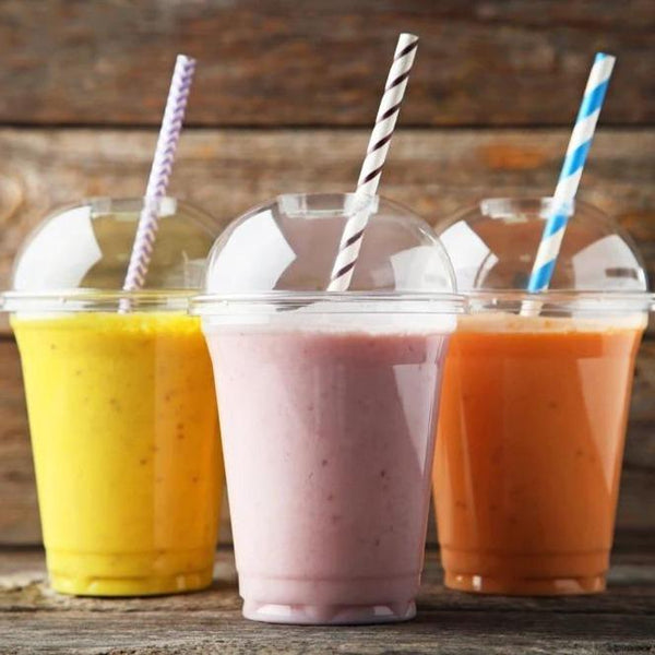 Compostable Clear PLA Smoothie Cups
